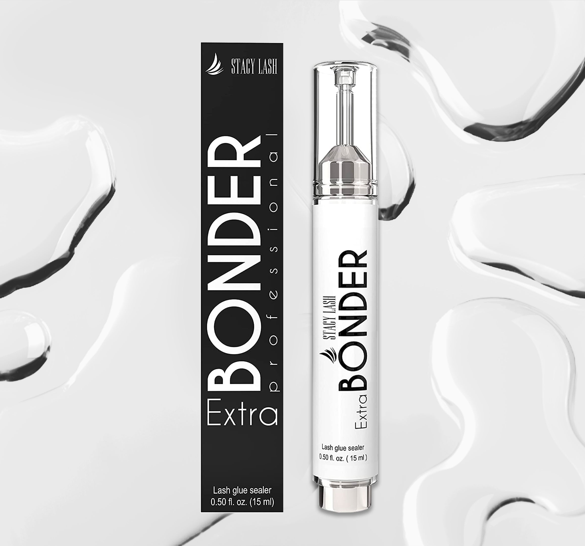 Stacy Lash Extra Bonder in a syringe packaging