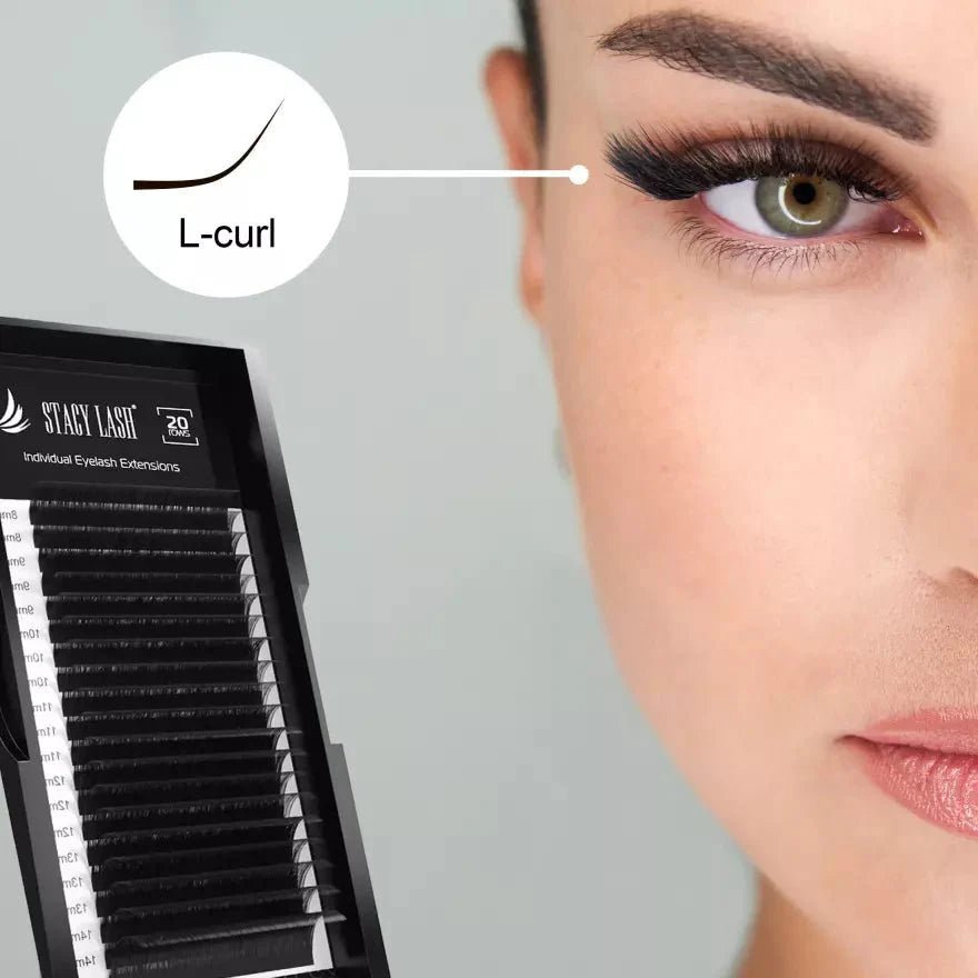 Features of L-curved eyelash extensions - Stacy Lash