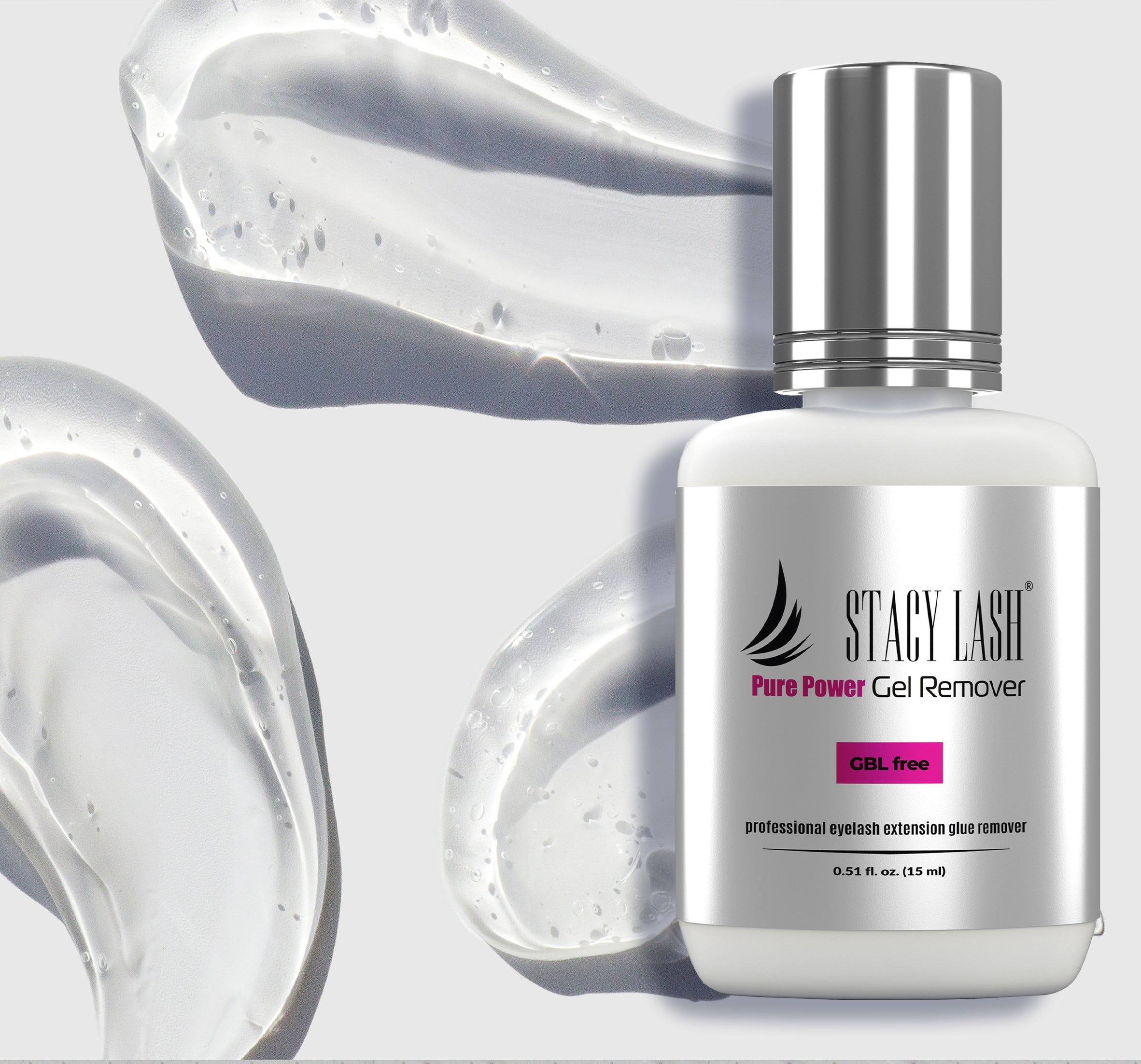 Stacy Lash Pure Power remover with gel stains