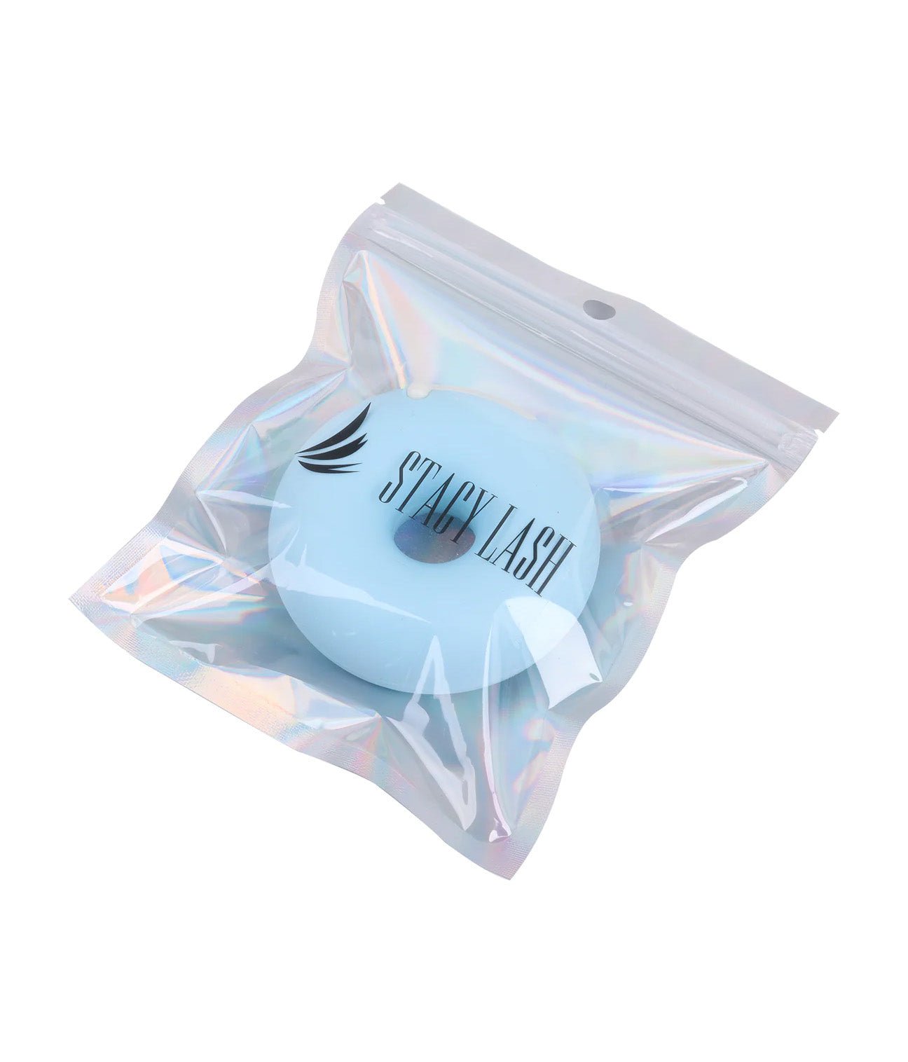 Dispenser for eyelash extensions tape - Blue Doughnut