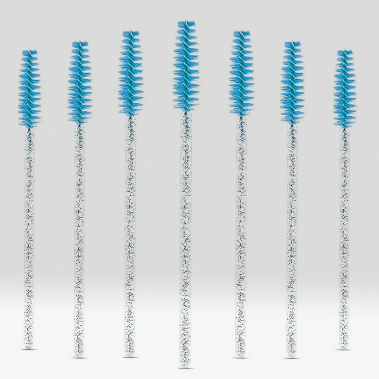 Disposable Crystal Mascara Brush (100pcs) - Blue