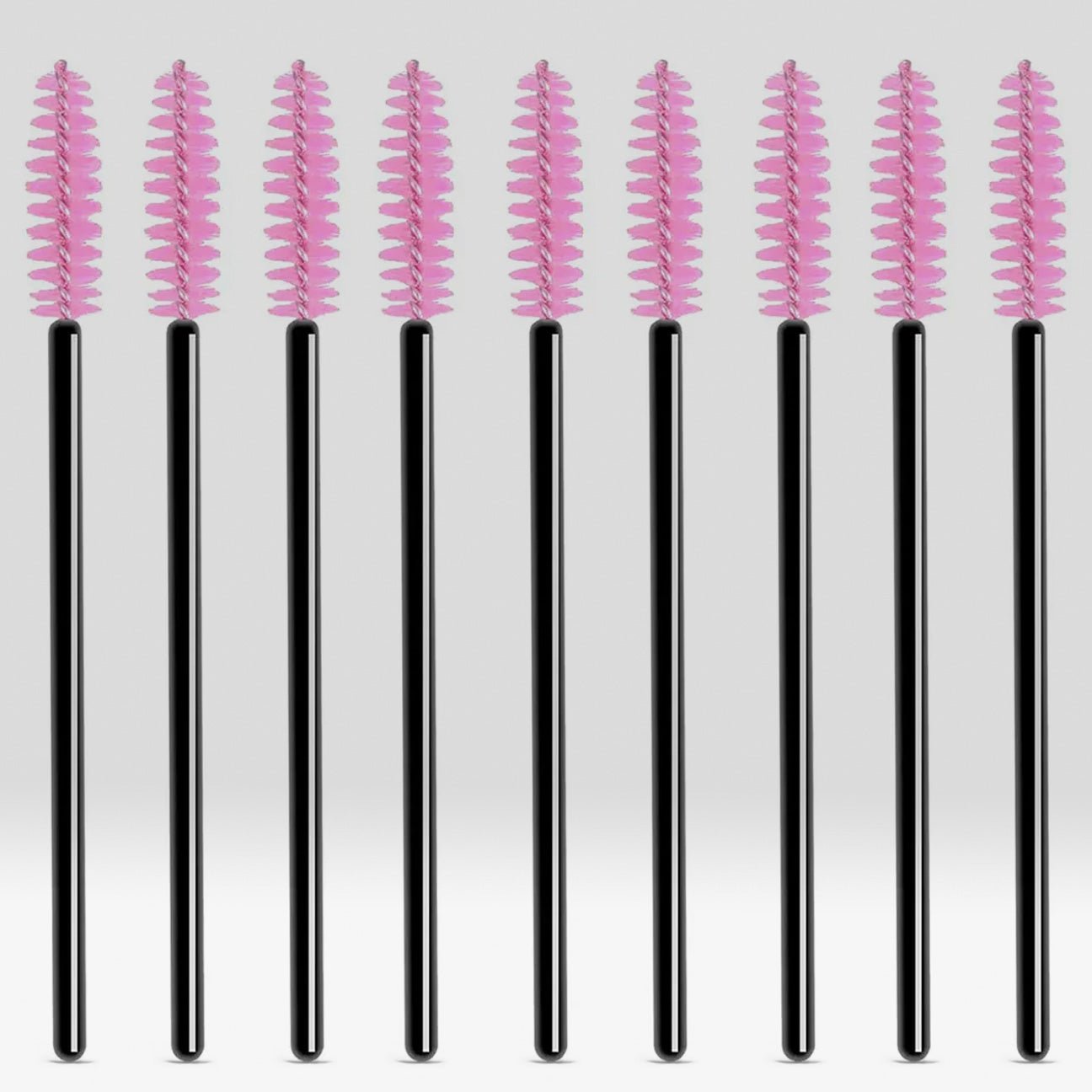 Disposable Mascara Brush (100pcs) - Pink