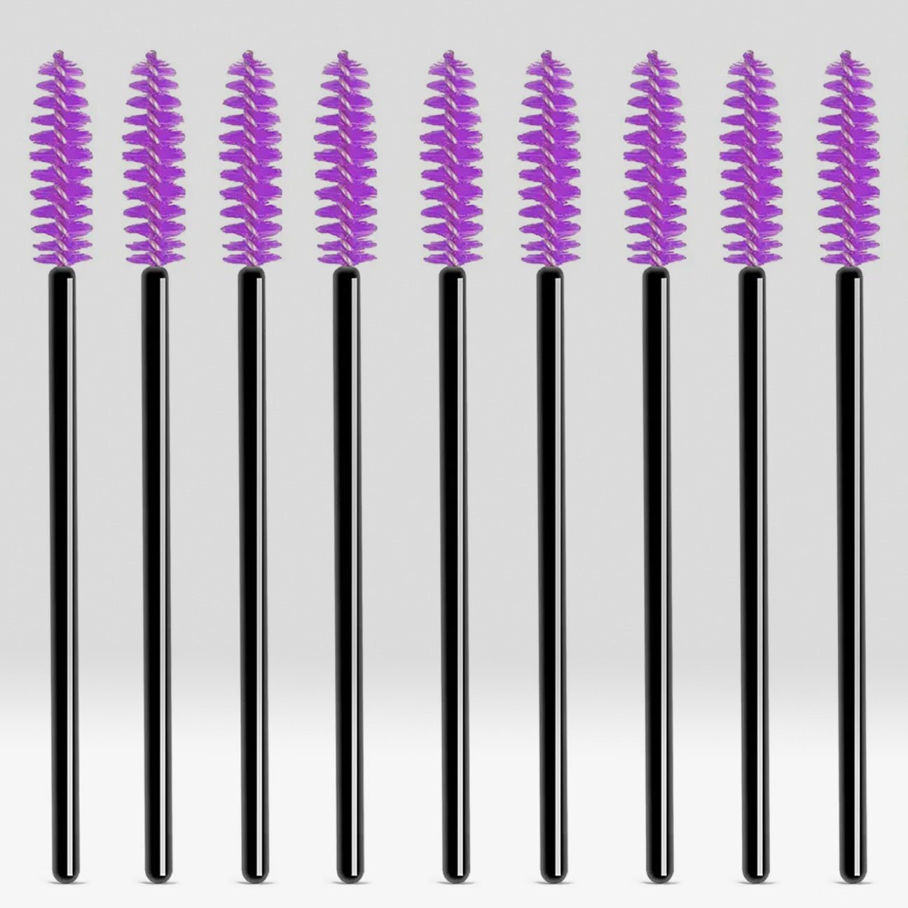 Disposable Mascara Brush (100pcs) - Purple