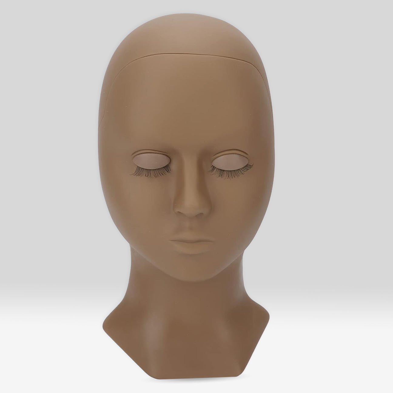 Eyelash Mannequin with Removable Eyelids - Tone 1 (the darkest)