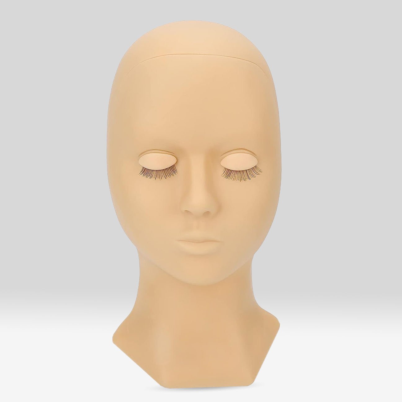 Eyelash Mannequin with Removable Eyelids - Tone 2 (lighter)