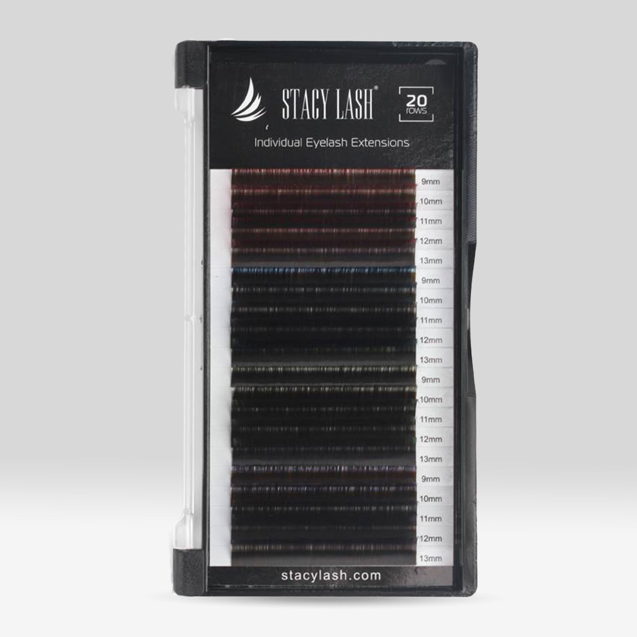 Sale❗️ 20 Rows - Ombre Mink Eyelash Extensions 0.07 / MIX - B