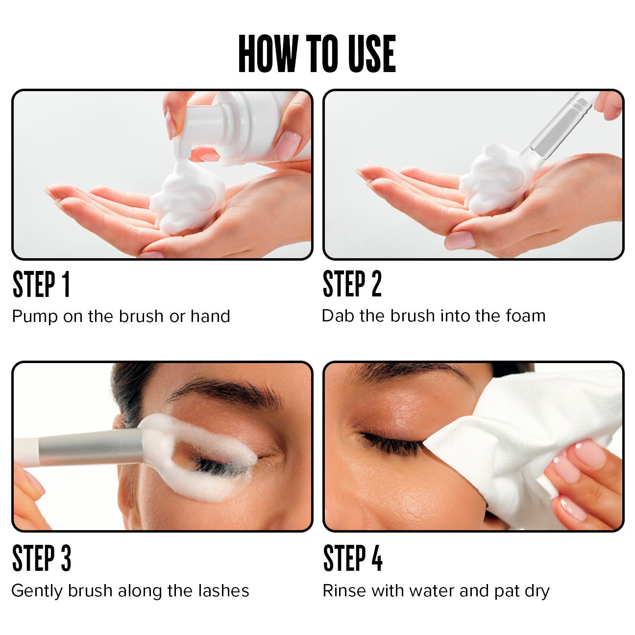 Stacy Lash Bundle: Sensitive Eyelash Extension Glue 5 ml & Lash Shampoo 100ml -