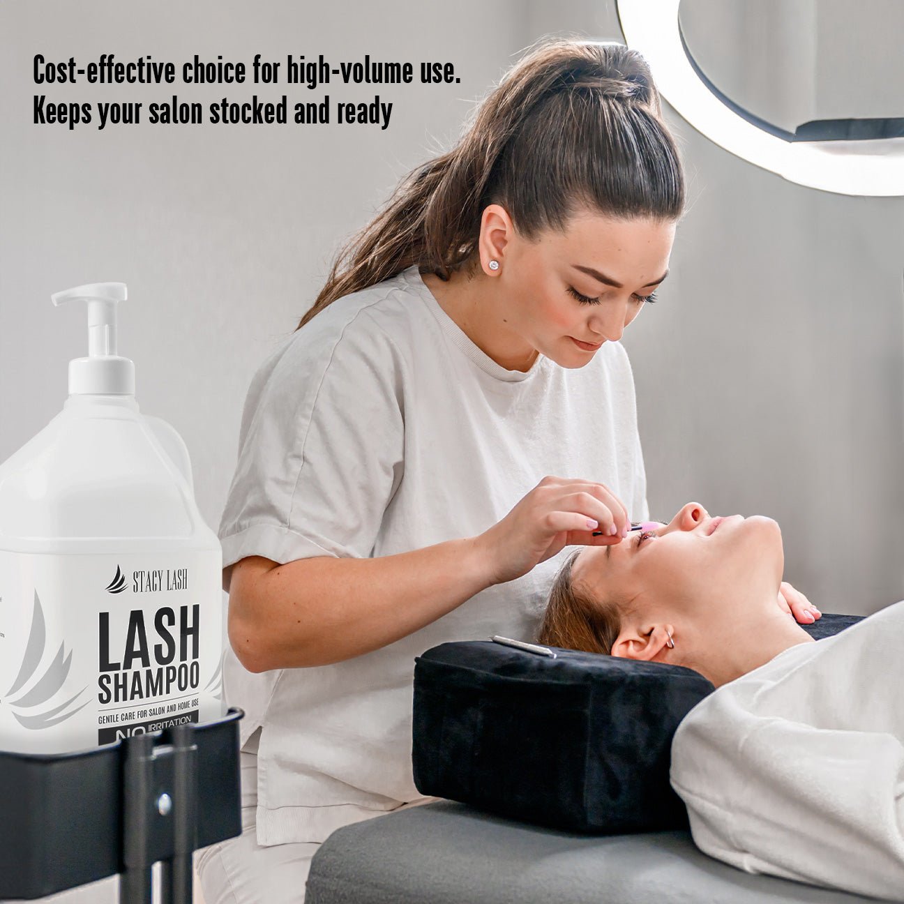 Stacy Lash Shampoo / Foam Cleanser / 1 US Gal / 128 Fl. Oz. / 3.78 L -
