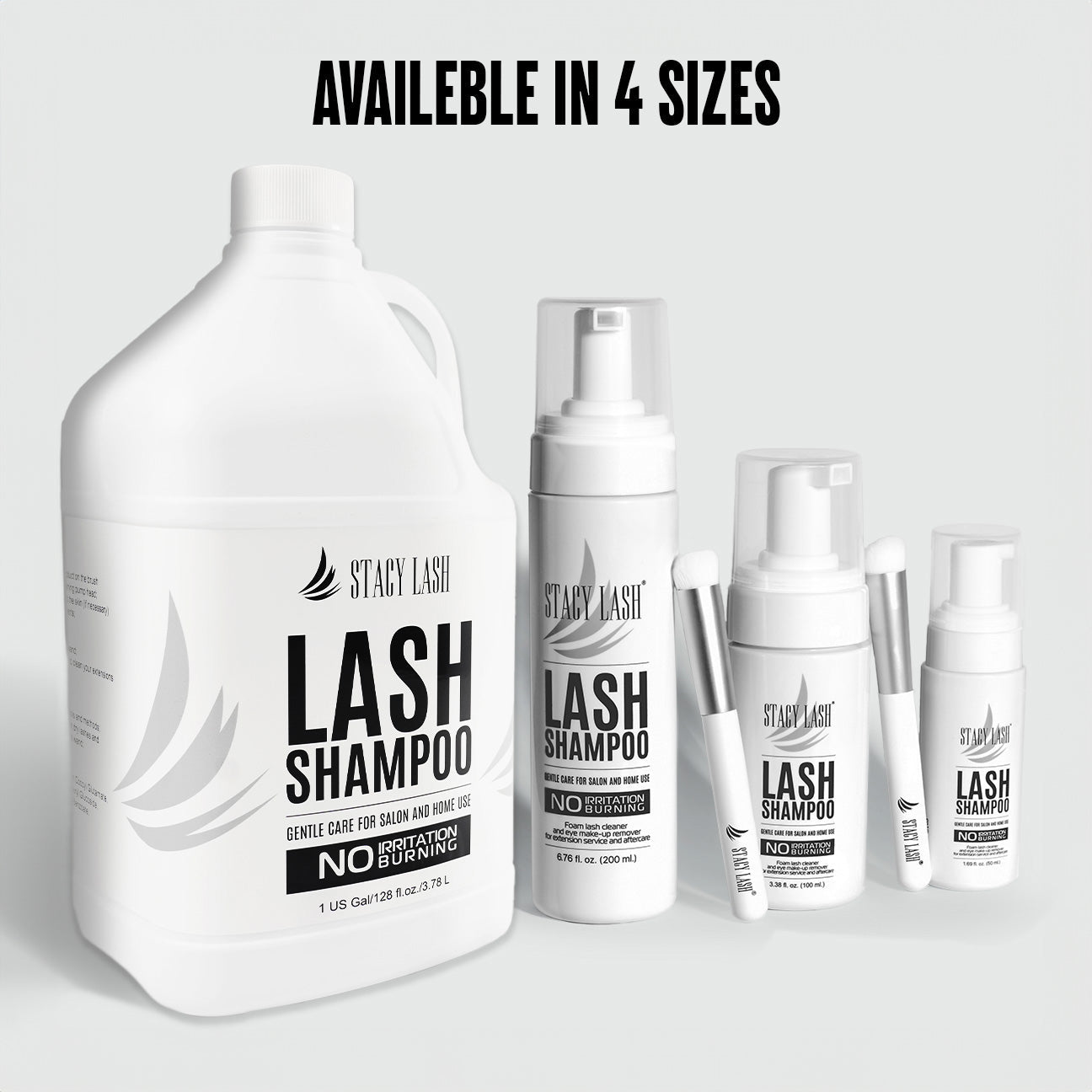 Stacy Lash Shampoo / Foam Cleanser / 1 US Gal / 128 Fl. Oz. / 3.78 L -