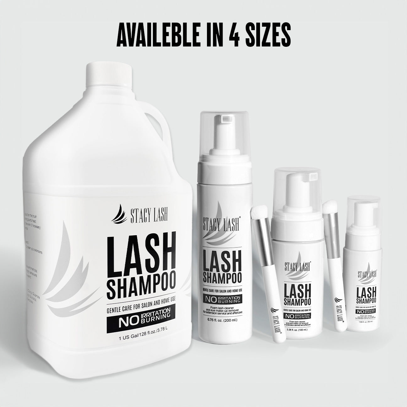 Stacy Lash Shampoo / Foam Cleanser / 3.38 Fl. Oz. / 100 Ml -