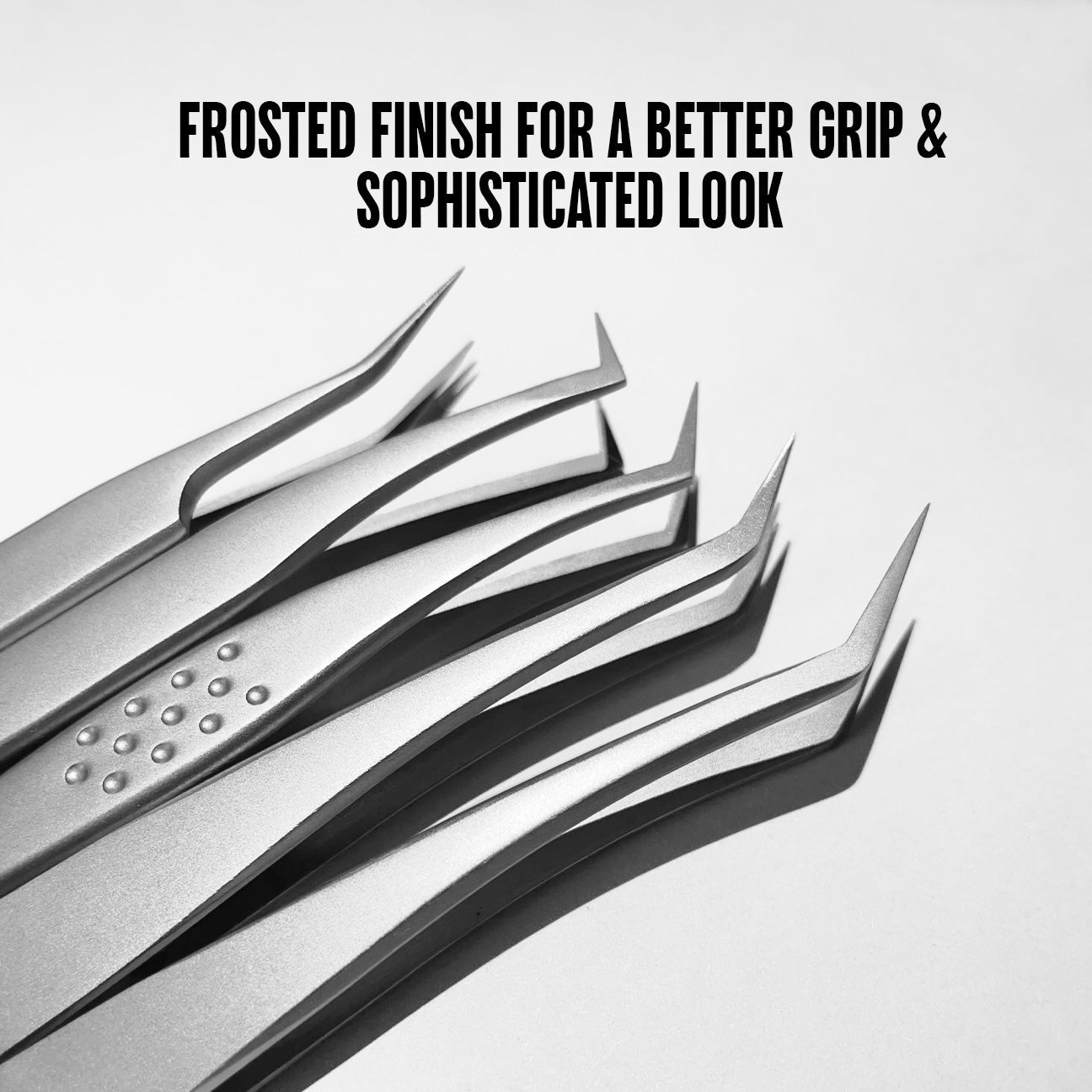 Stacy Lash STL - 14 Curved L - Shaped Multifunctional Tweezers for Eyelash Extensions -