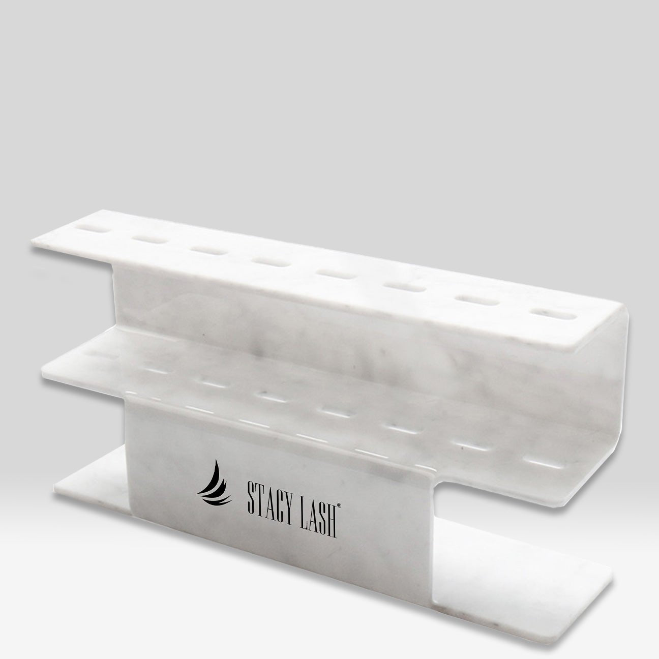 Stacy Lash Tweezer Holder - Storage Rack - Marble