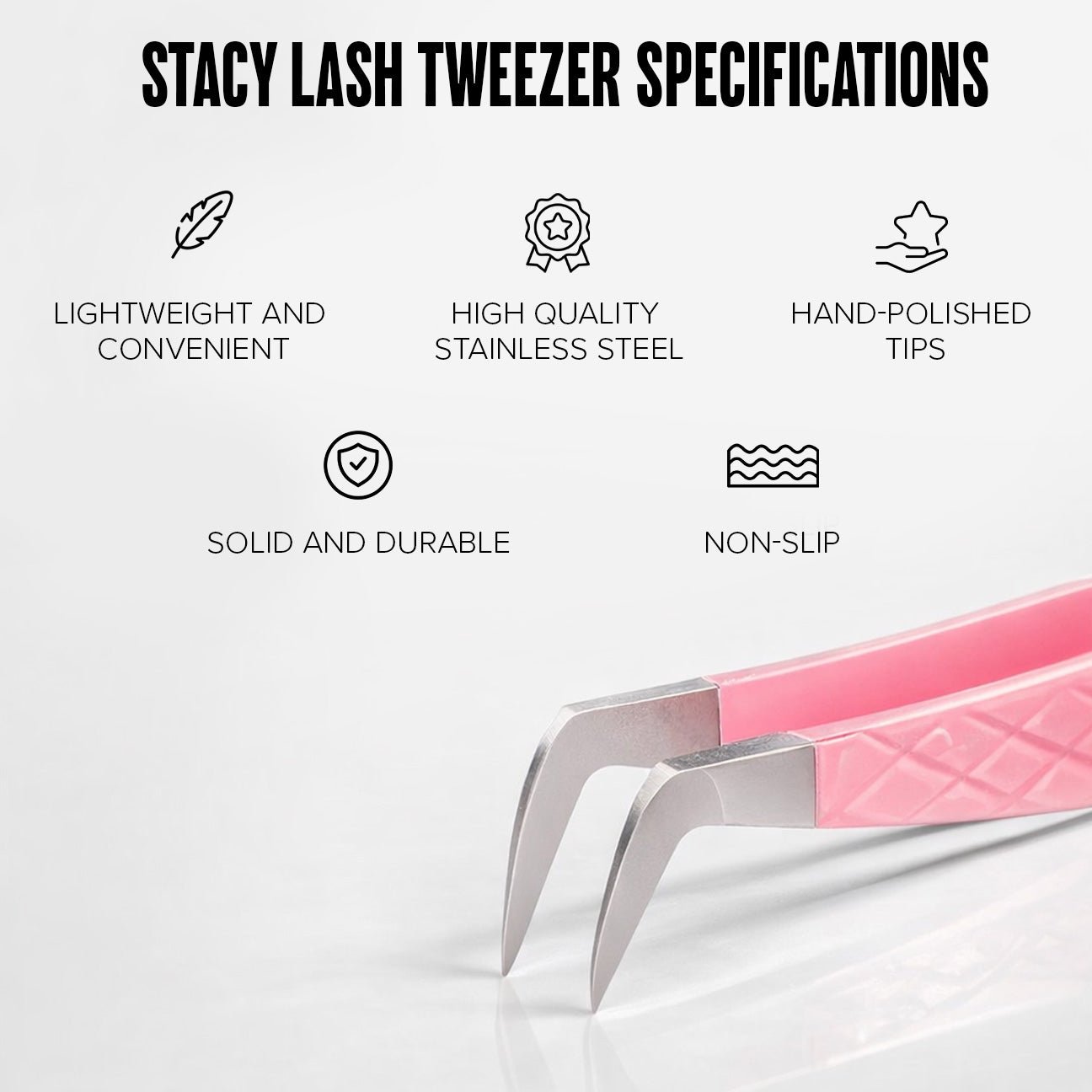 Stacy Lash Volume Eyelash Extension Tweezers -