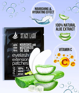 Stacy Lash Bundle: Eyelash Extension Shampoo 1 US Gal & 100 Pairs Set Under Eye Gel Pads photo 2