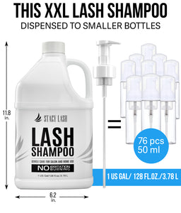 Stacy Lash Bundle: Eyelash Extension Shampoo 1 US Gal & 100 Pairs Set Under Eye Gel Pads photo 11