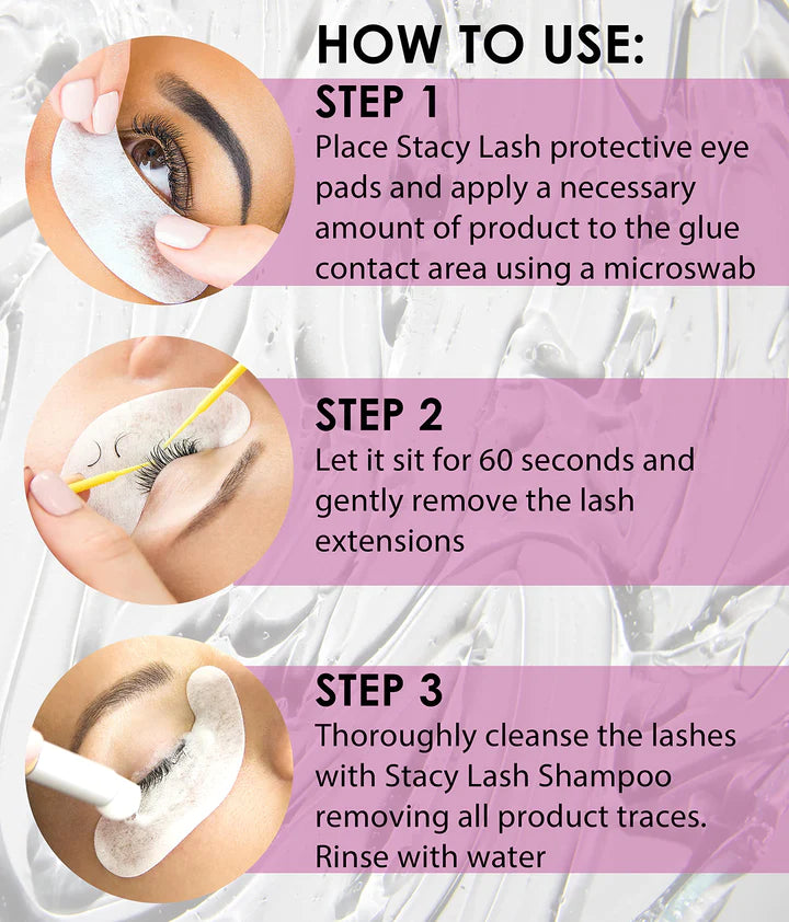 Stacy Lash Bundle: Advanced Eyelash Extension Glue 5ml & Pure Power Gel Remover 15ml photo 13