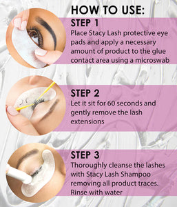 Stacy Lash Bundle: Advanced Eyelash Extension Glue 5ml & Pure Power Gel Remover 15ml photo 13