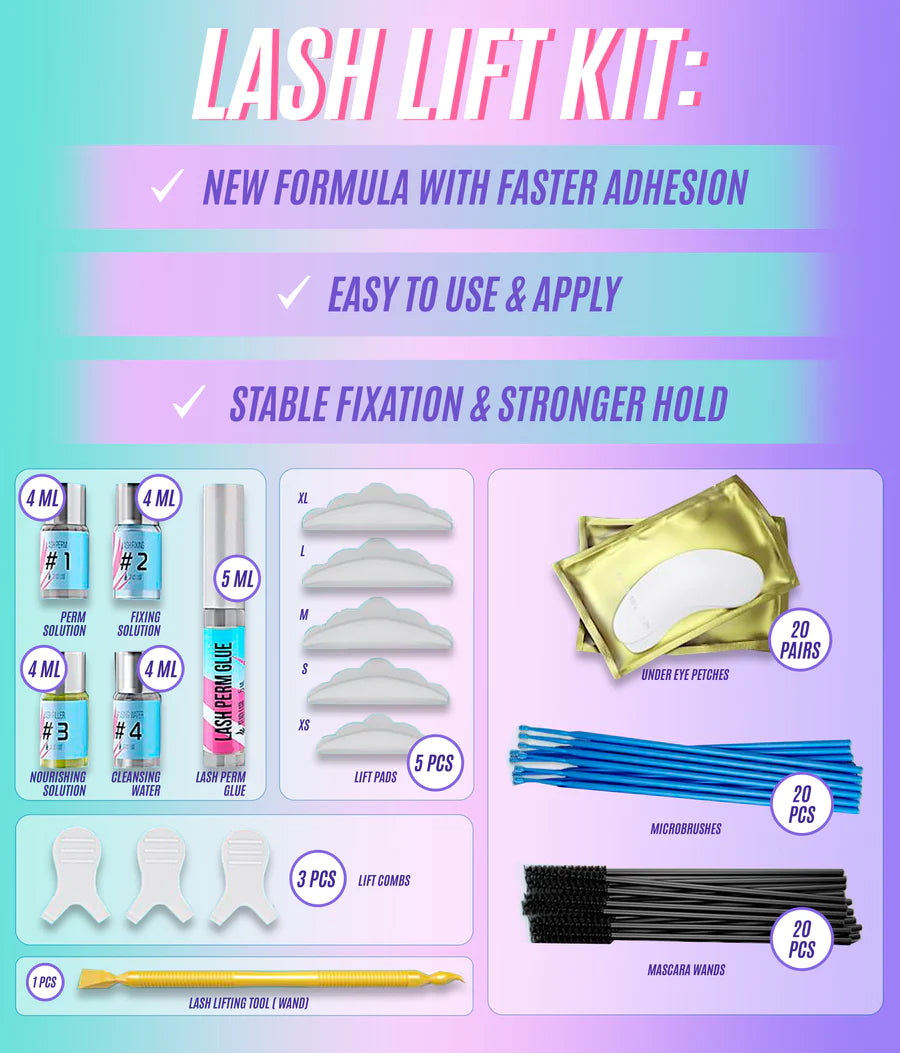 Stacy Lash Bundle: Lift Kit & Eye Pads 100pack & Lash Shampoo 100ml photo 7