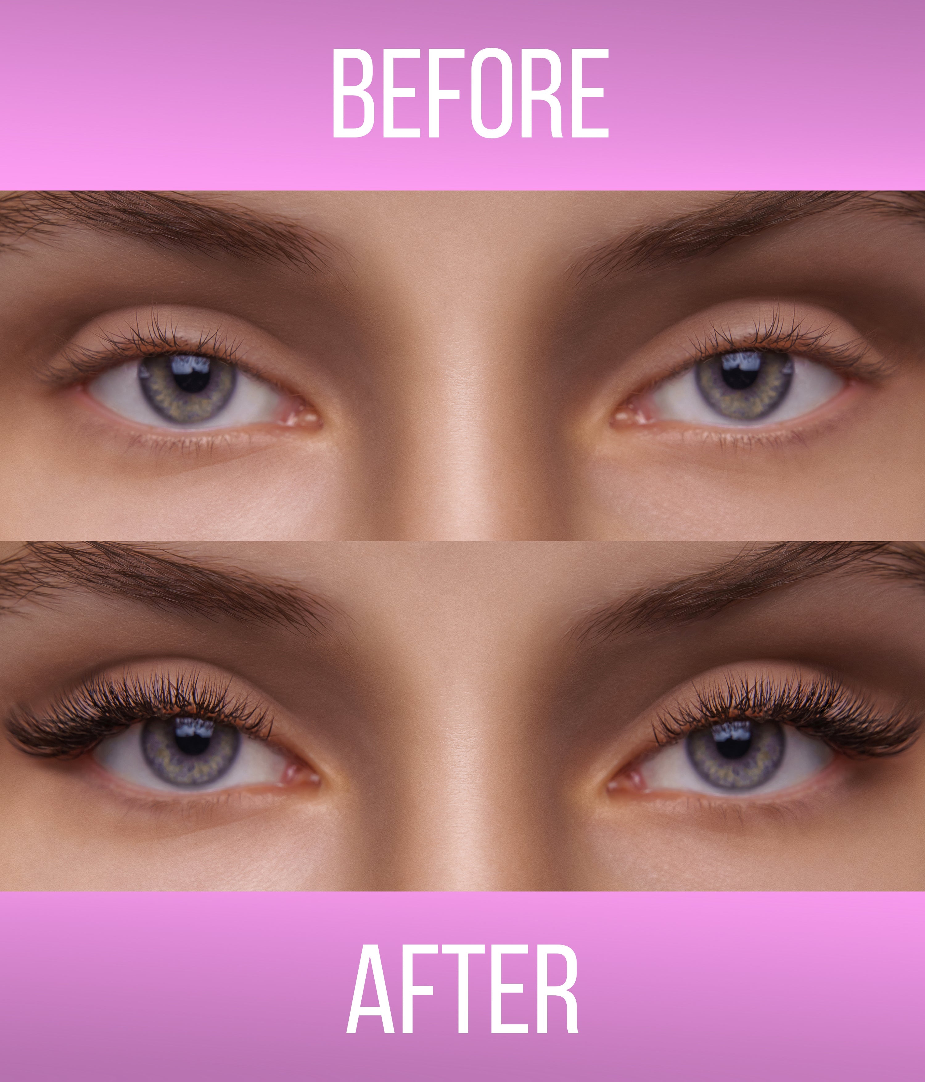Sale❗️ 20 Rows - Mink Eyelash Extensions J Curl - 0.03