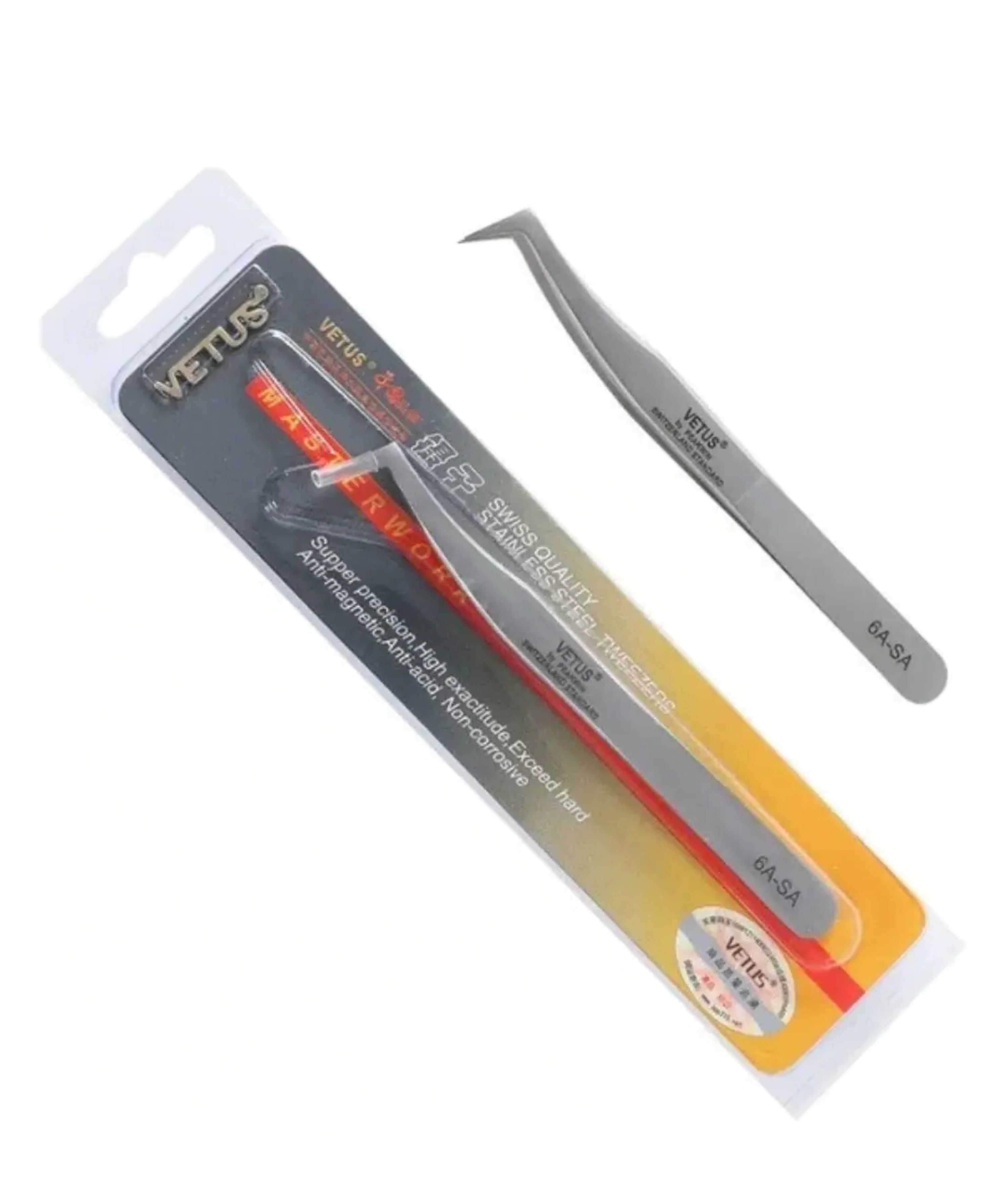 Vetus 6A - SA Classic & Volume Eyelash Extension Tweezers -