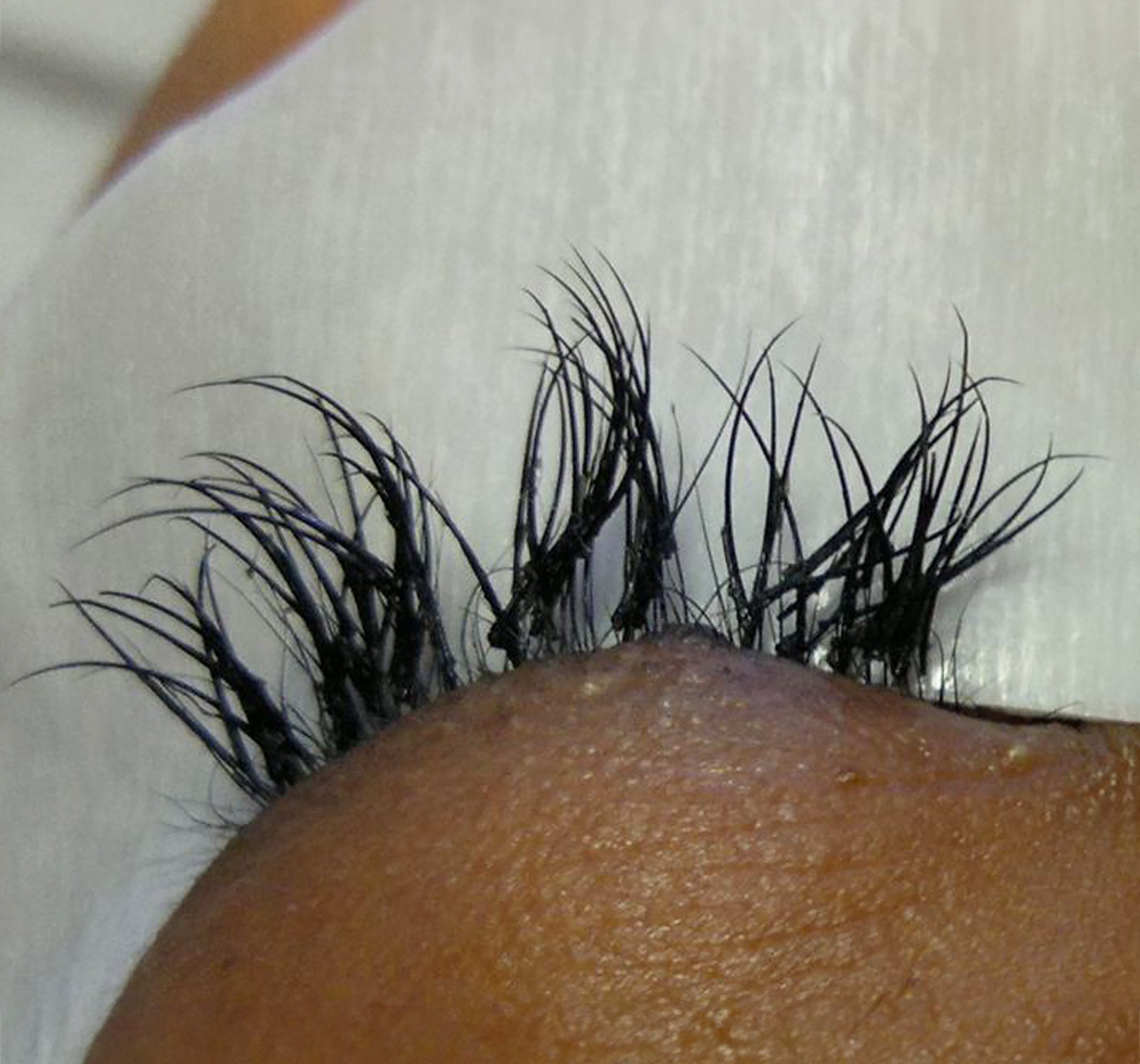 Lash extensions sliding off