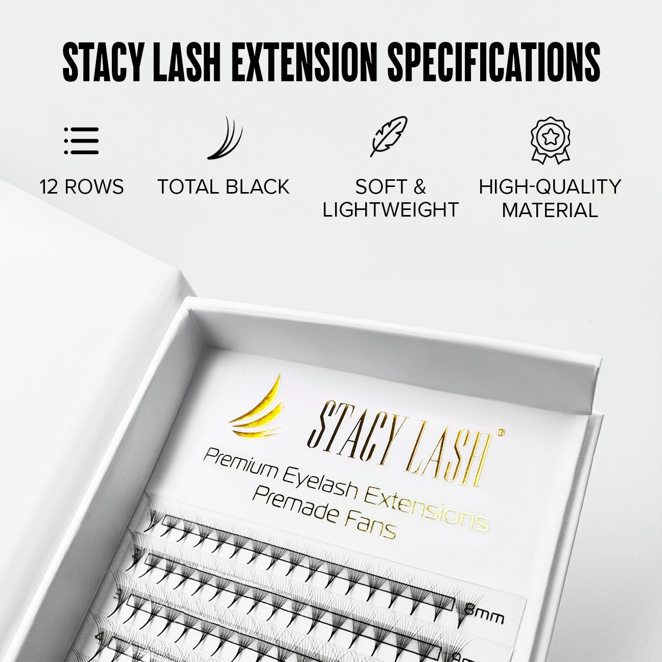 14D Premade Fans Eyelash Extensions - C