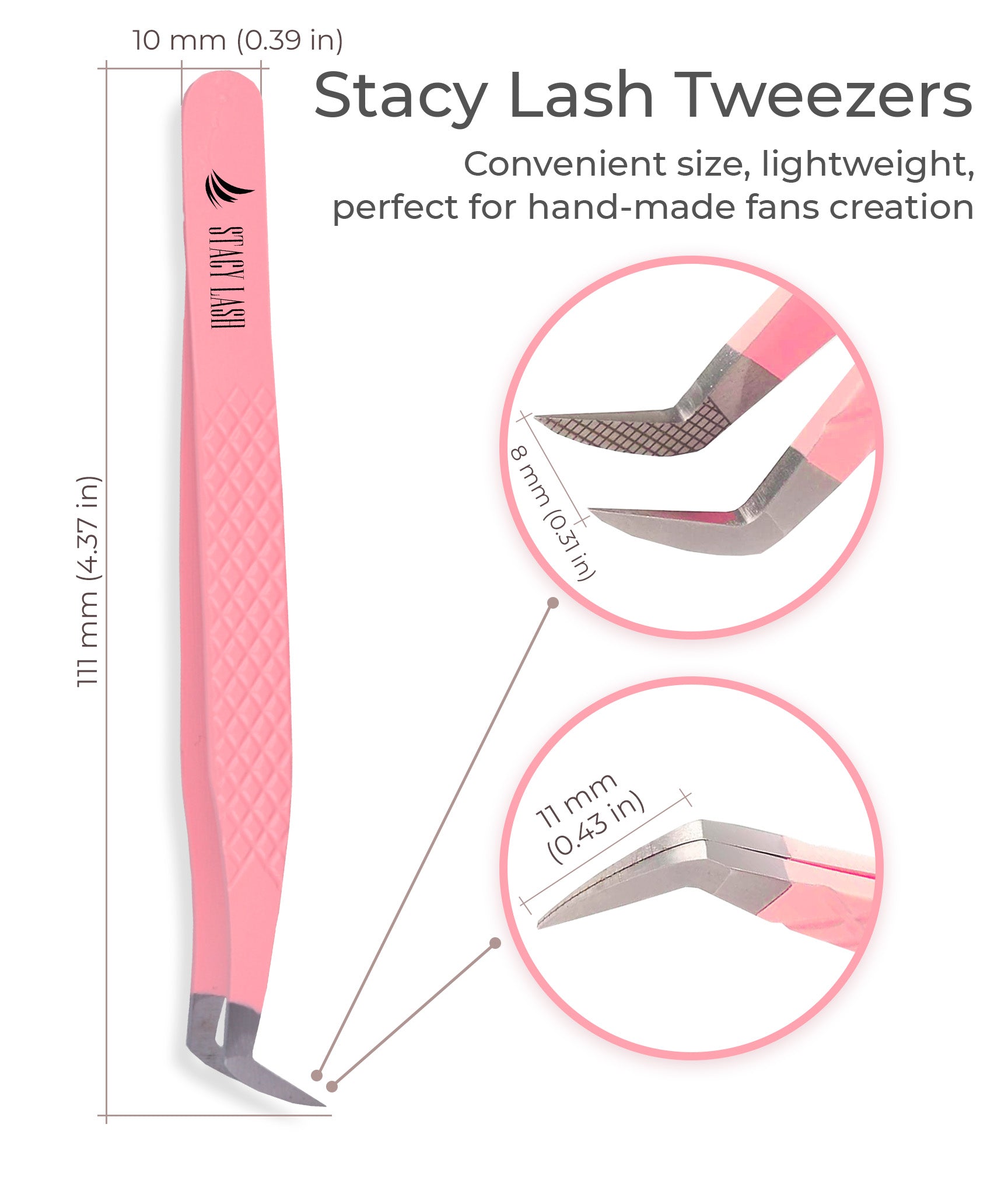 Stacy Lash Volume Eyelash Extension Tweezers photo 2