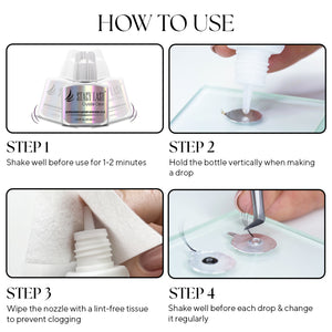 Stacy Lash Crystal Clear Eyelash Extension Glue - 10ml photo 6