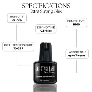 Pegamento para extensiones de pestañas Stacy Lash Extra Fuerte - 10ml photo 2
