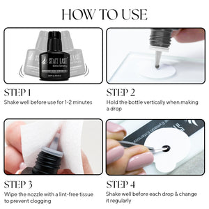 Pegamento para extensiones de pestañas Stacy Lash Extra Fuerte - 10ml photo 6