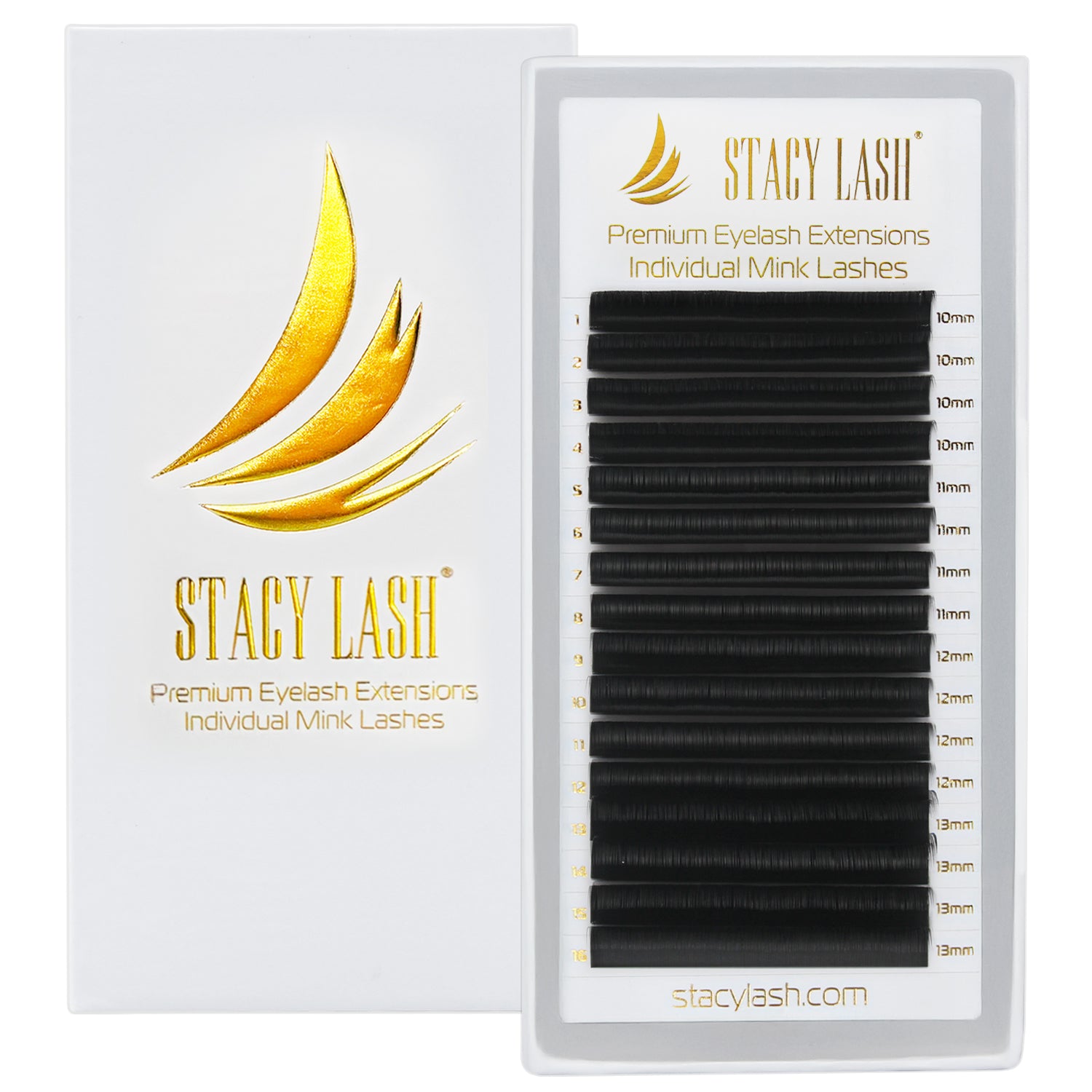 Individual lashes by Stacy Lash - DD Curl