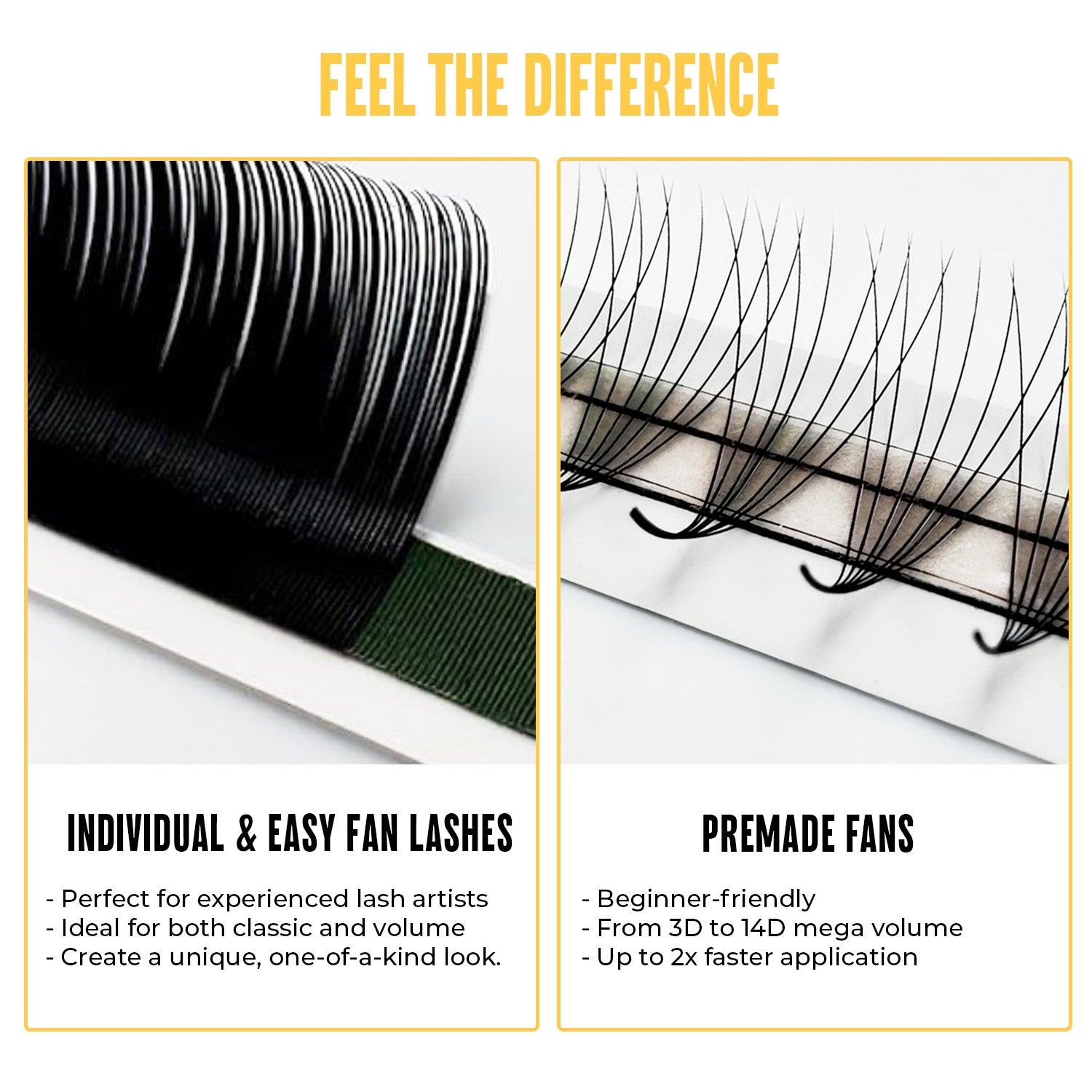 3D Premade Fans Eyelash Extensions photo 2