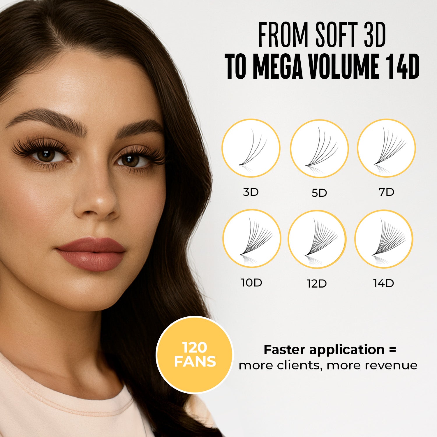 3D Premade Fans Eyelash Extensions photo 6