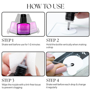 Stacy Lash Lightning Speed Eyelash Extensions Glue - 10ml photo 6