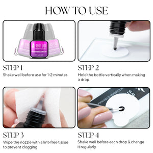 Pegamento para extensiones de pestañas Stacy Lash Lightning Speed - 5ml photo 6