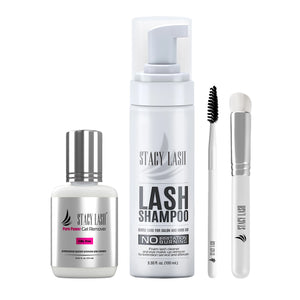 Stacy Lash Bundle: Lash Shampoo 100ml & Pure Power Gel Remover 15ml