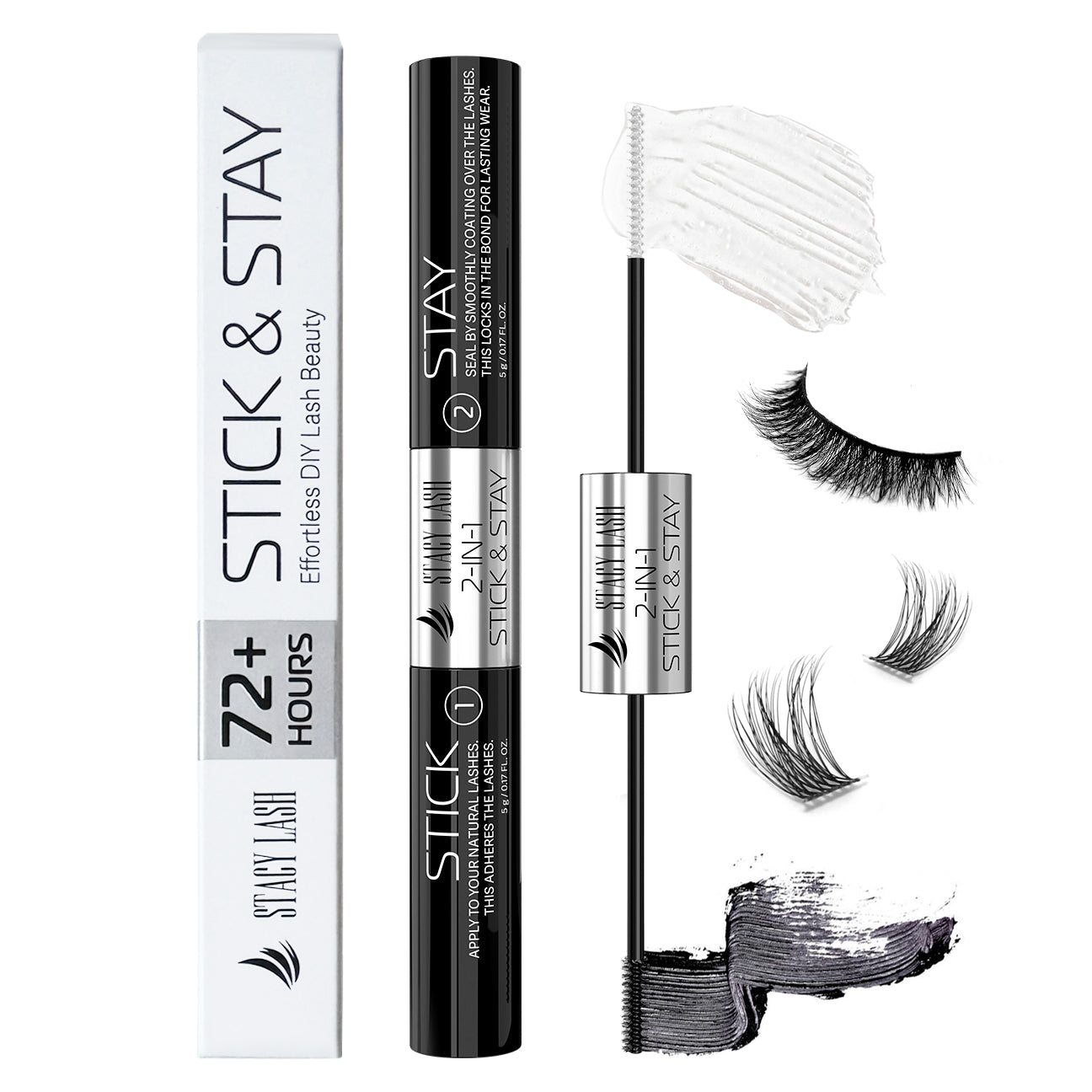 Lash Bond and Seal by Stacy Lash / Eyelash Glue for Cluster Lashes