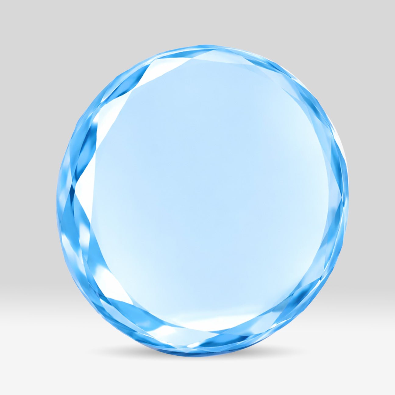 Color Crystal Gasket - Light Blue