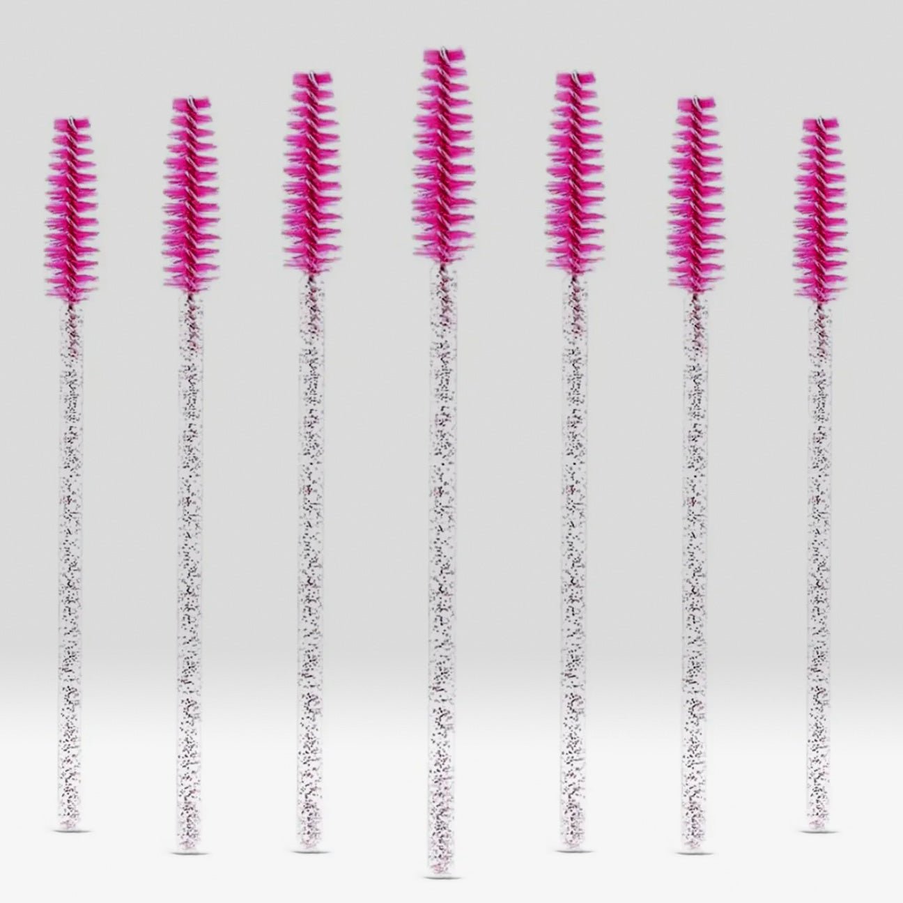 Disposable Crystal Mascara Brush (100pcs) - Pink