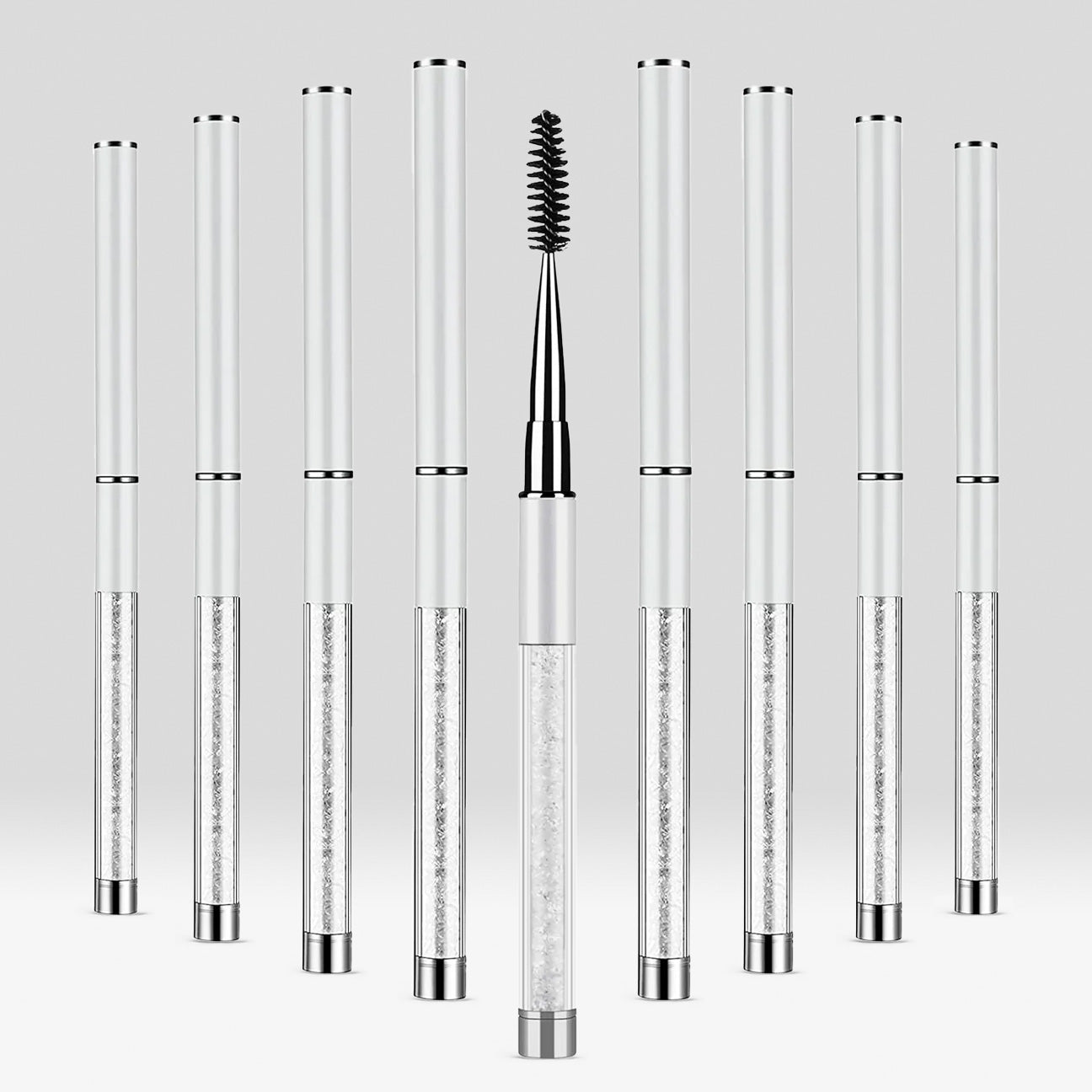 Mascara Wand in Case - Silver