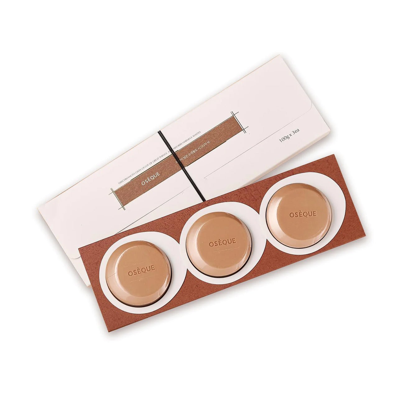 Oseque Signature Bar (100g) 3 - piece Set - 