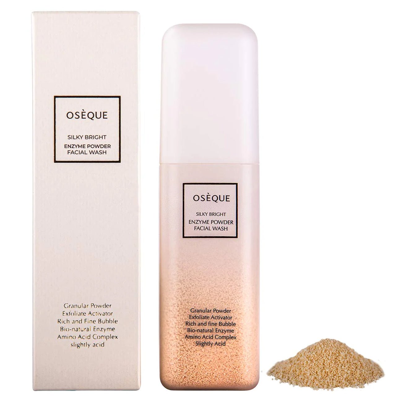 Oseque Silky Bright Enzyme Powder Facial Wash (50g) - 