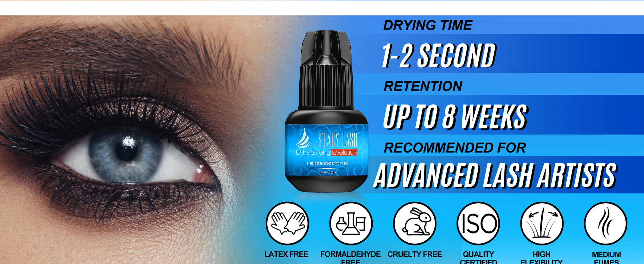 Stacy Lash Extra Strong Evolution Eyelash Extension Glue - 5ml photo 12