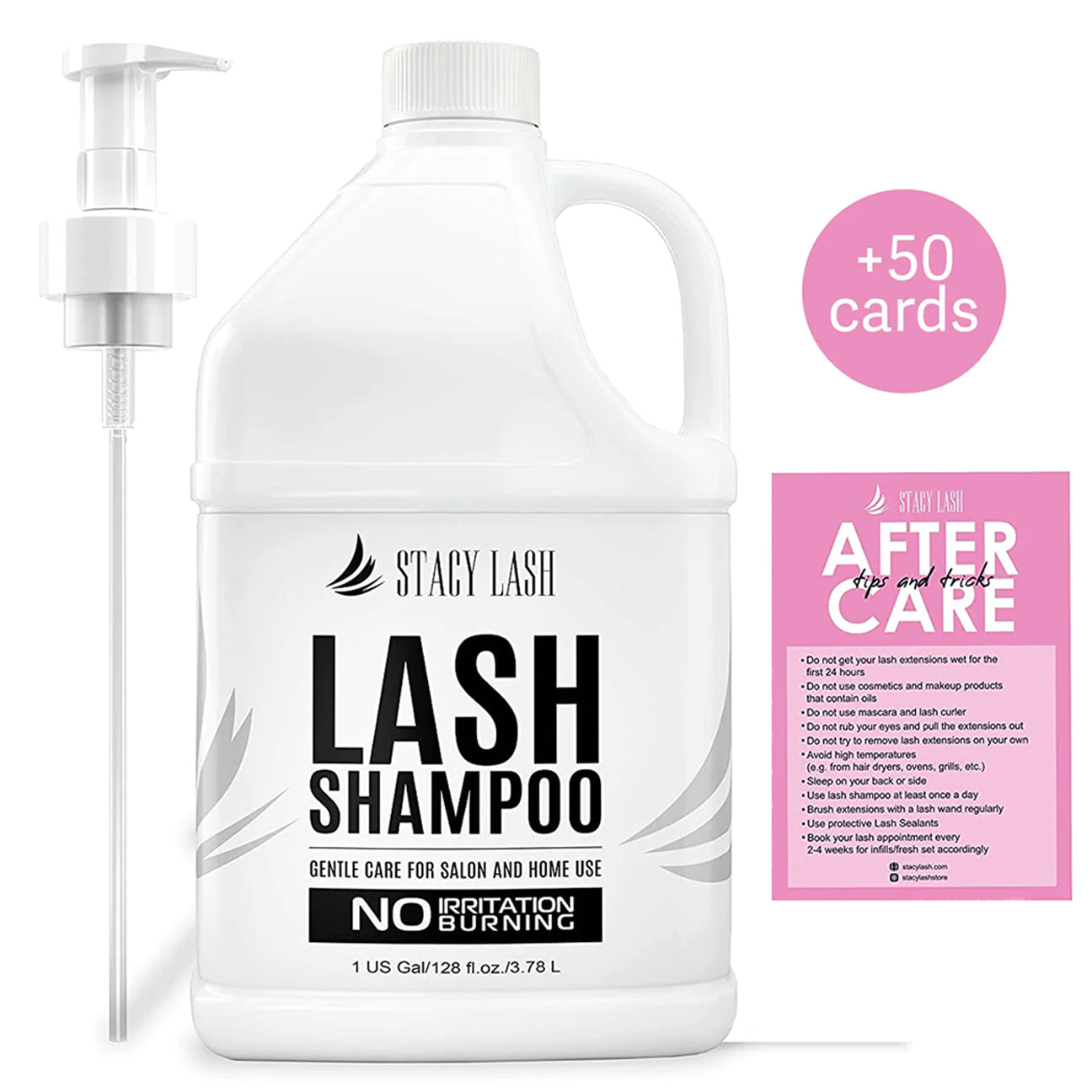 Stacy Lash Shampoo / Foam Cleanser / 1 US Gal / 128 Fl. Oz. / 3.78 L