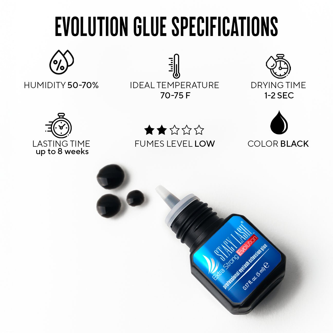 Stacy Lash Bundle: Evolution 5ml & Sensitive 5 ml & Pure Gel Remover 15ml - 
