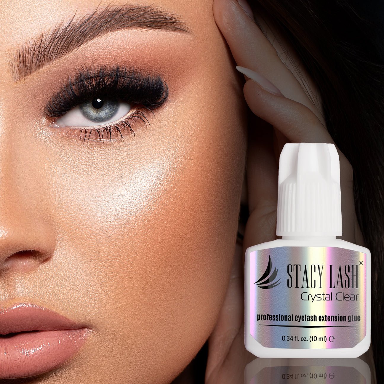 Stacy Lash Crystal Clear Eyelash Extension Glue - 10ml - 