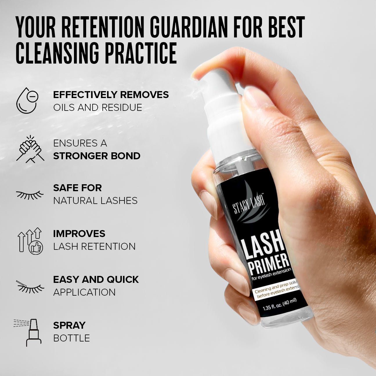 Stacy Lash Eyelash Extension Primer - 40ml - 