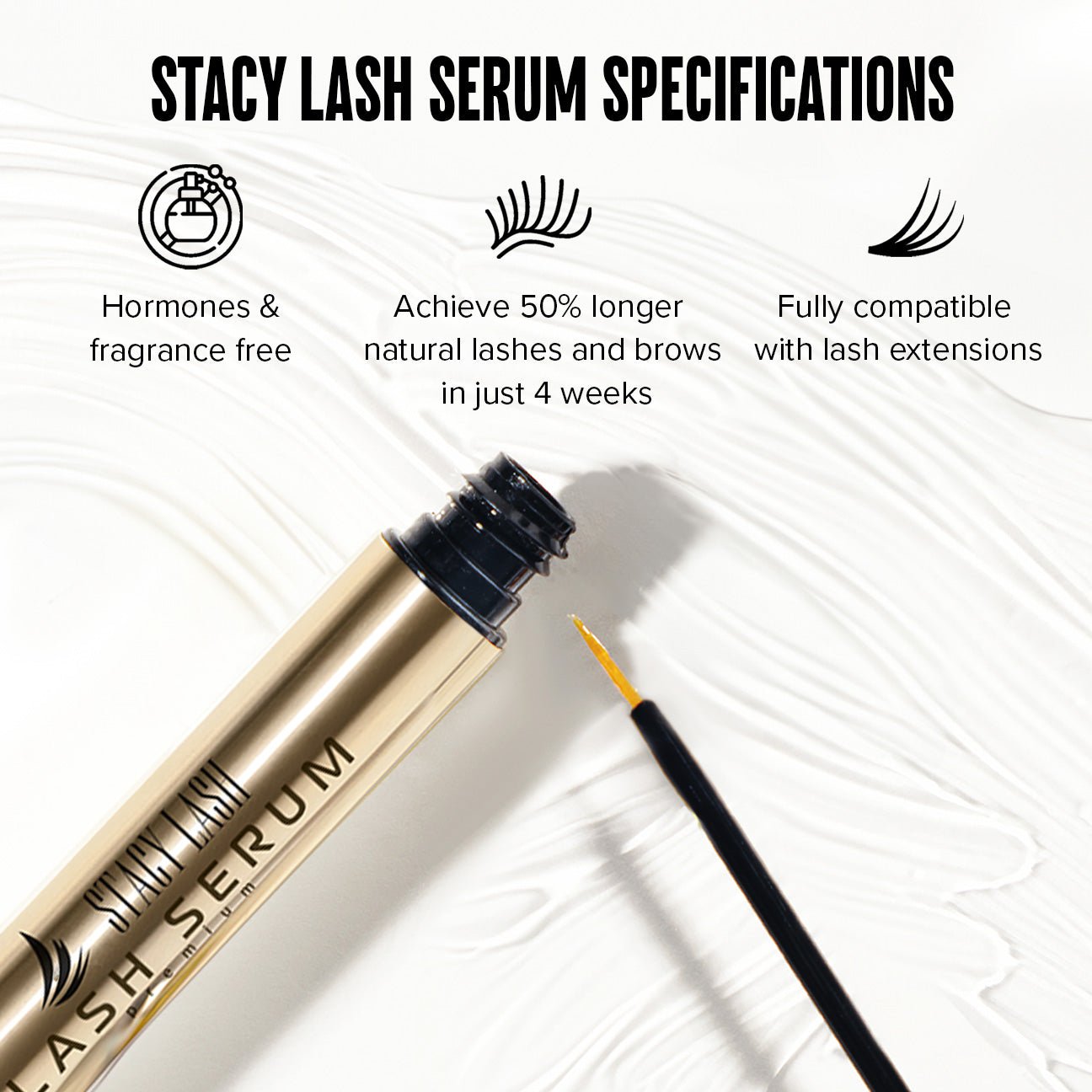 Stacy Lash Serum 5ml - Eyelash Growth Serum & Eyelash Enhancer