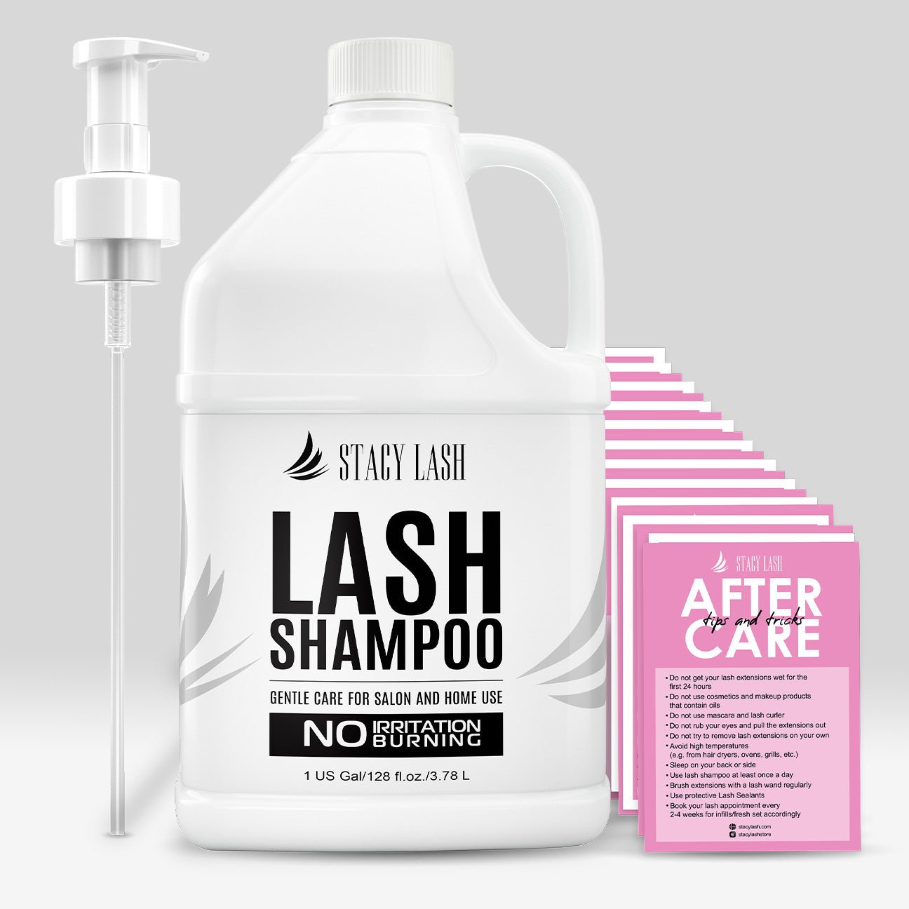 Stacy Lash Shampoo / Foam Cleanser / 1 US Gal / 128 Fl. Oz. / 3.78 L - 