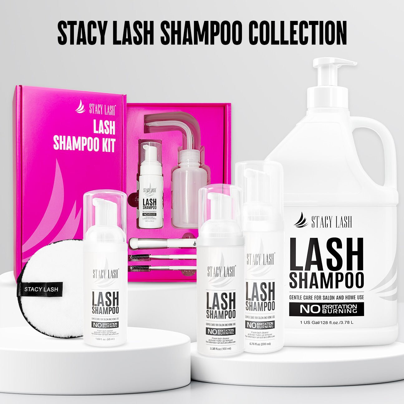 Stacy Lash Shampoo / Foam Cleanser / 1 US Gal / 128 Fl. Oz. / 3.78 L - 